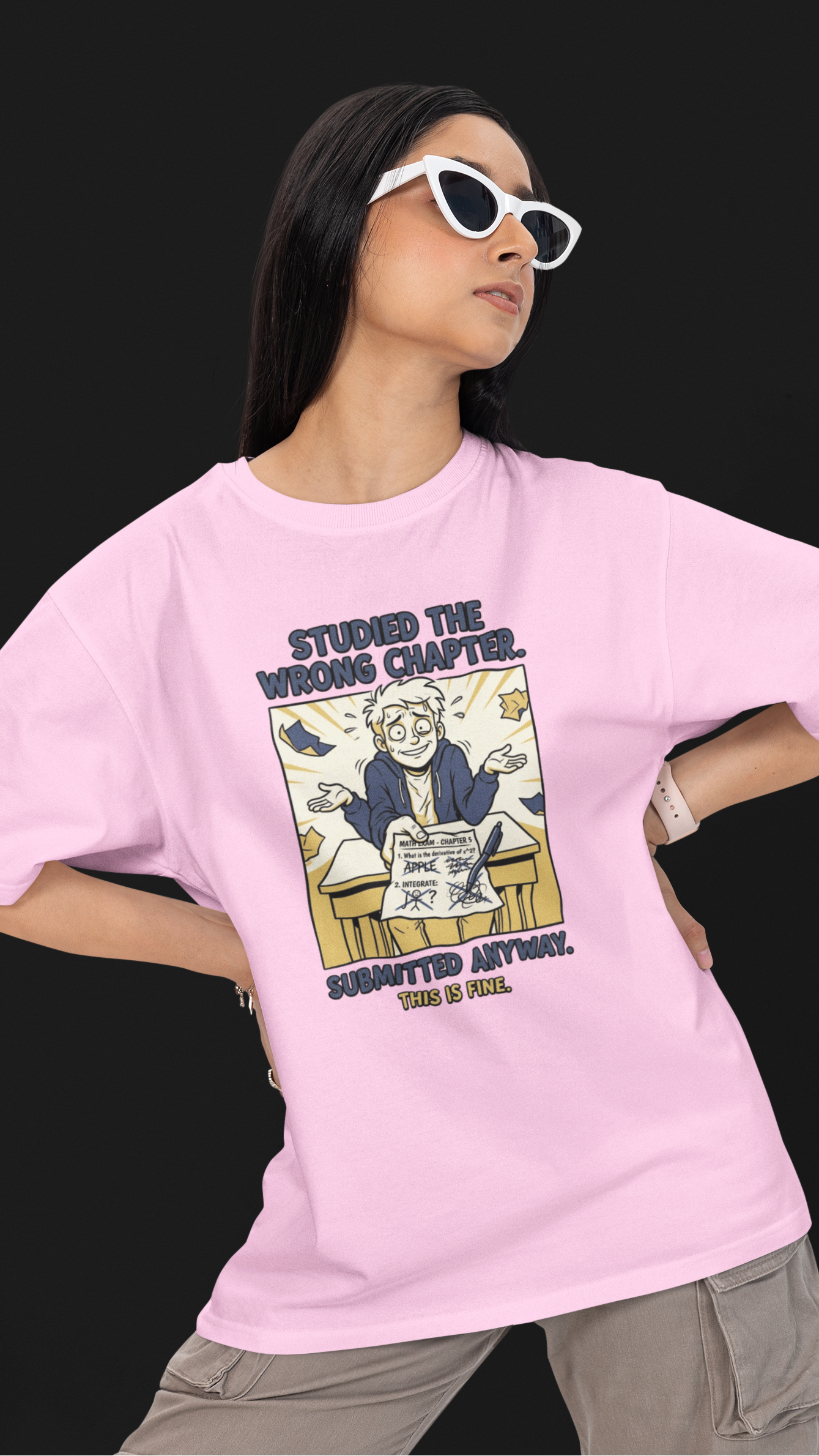 Wrong Chapter Unisex Oversized Tee