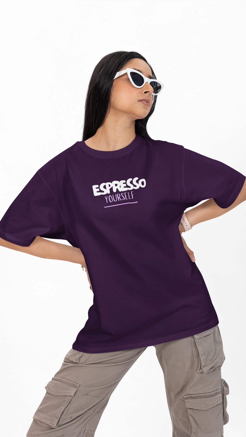 Espresso Yourself Unisex Oversized Tee ☕😏