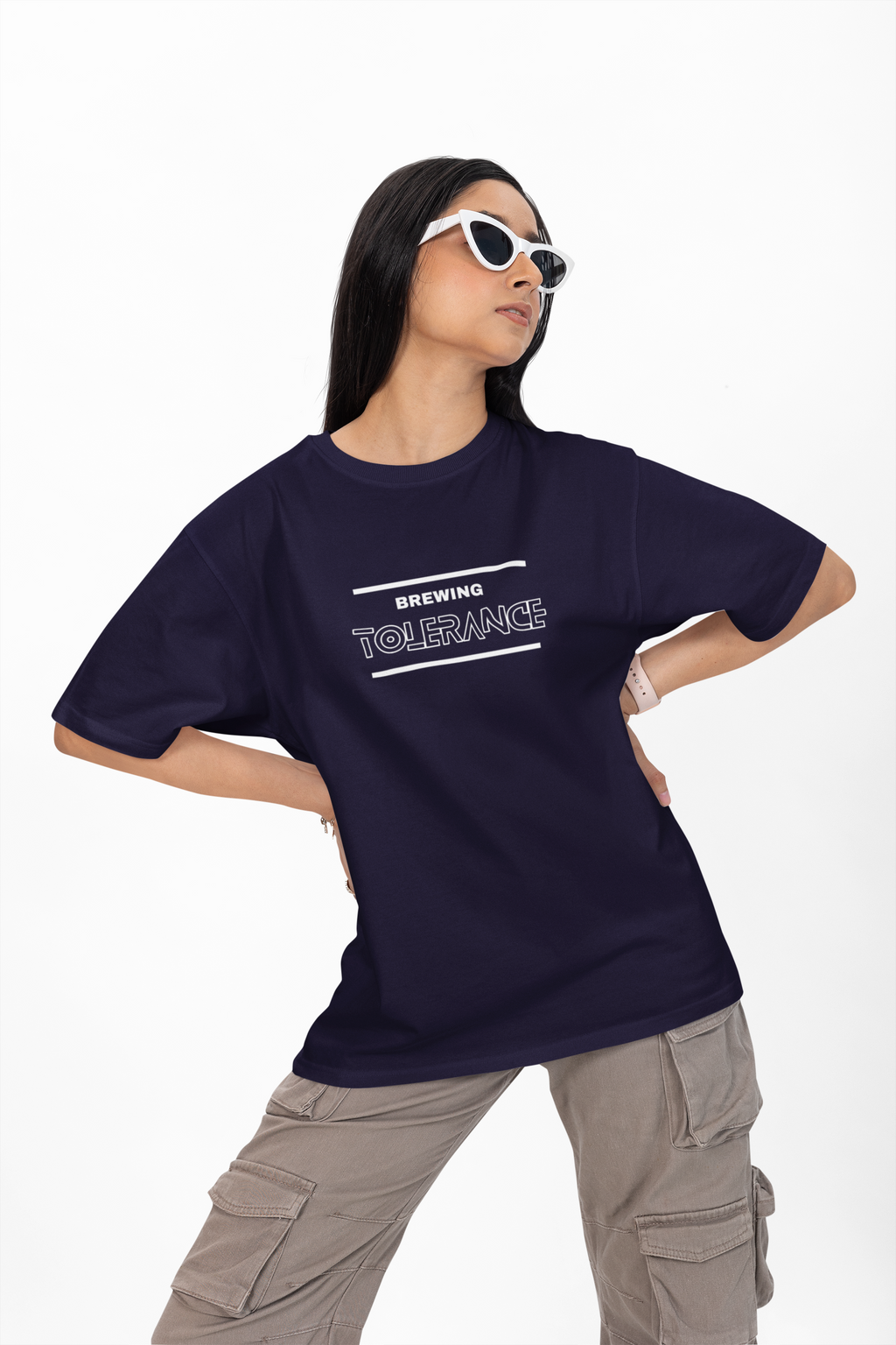 Brewing Tolerance Unisex Oversized Tee