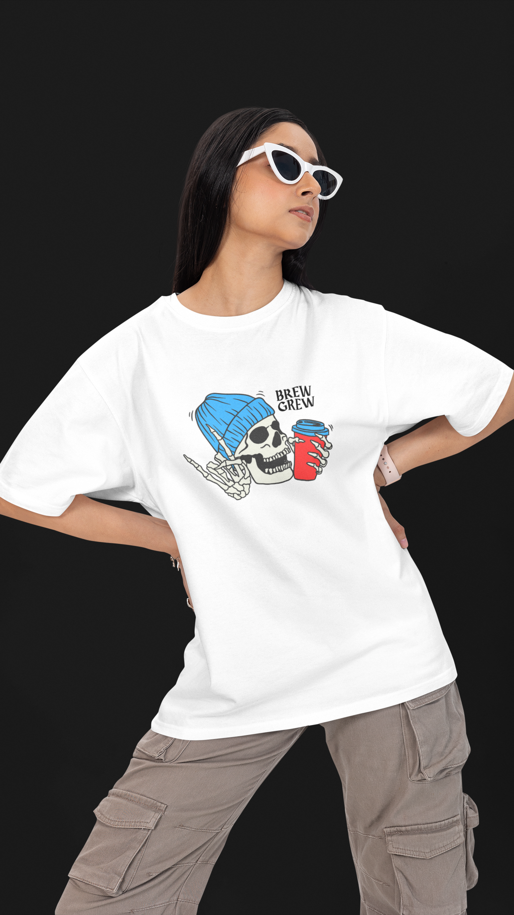 Brew Grew Unisex Oversized Tee