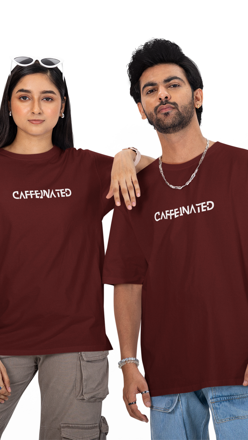Caffeinated Unisex Oversized Tee