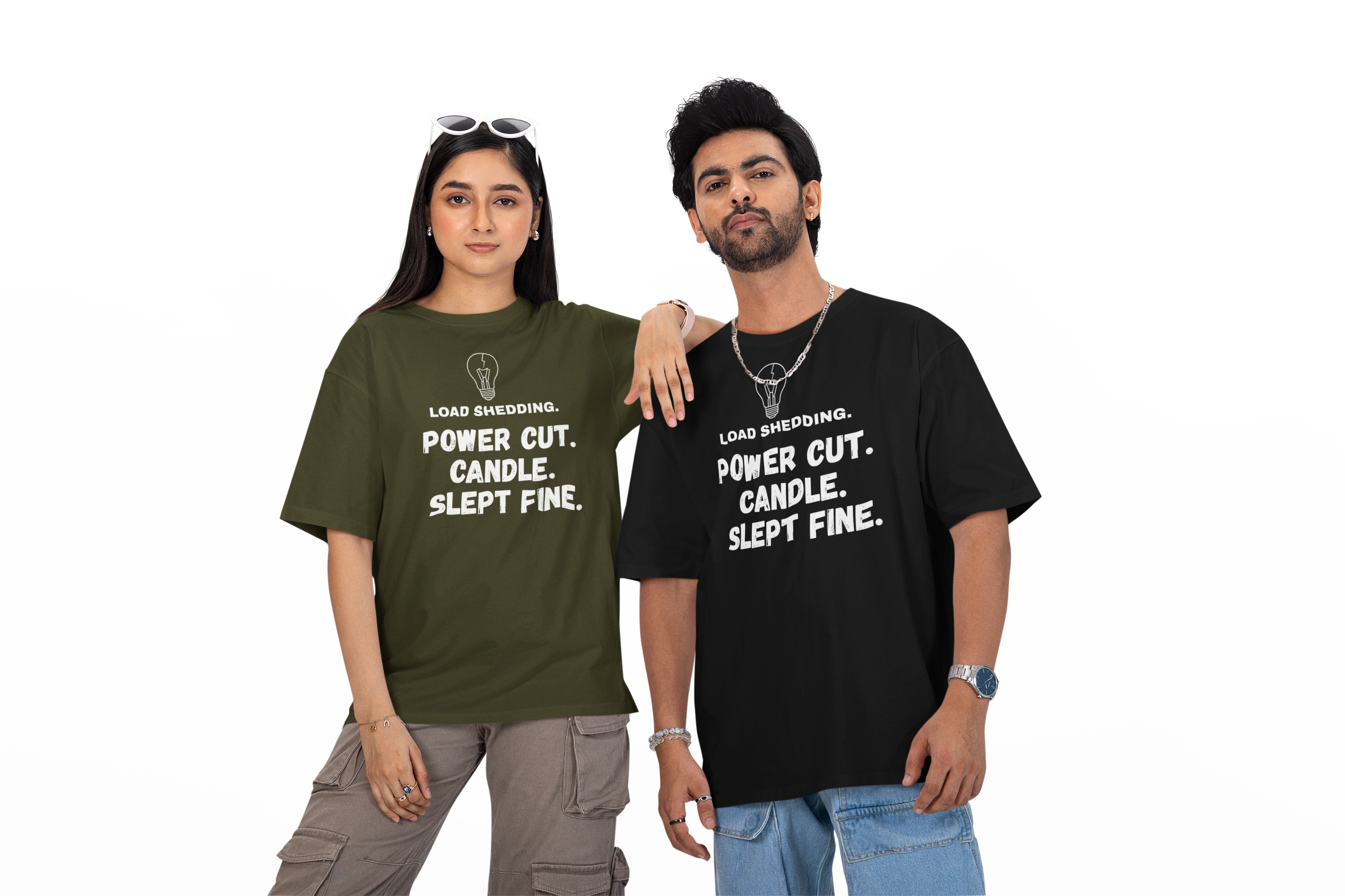 Load Shedding — Unisex Oversized Tee
