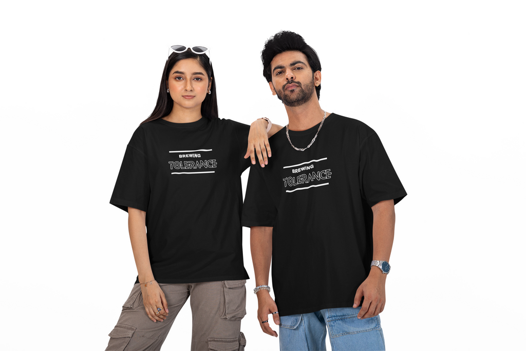 Brewing Tolerance Unisex Oversized Tee