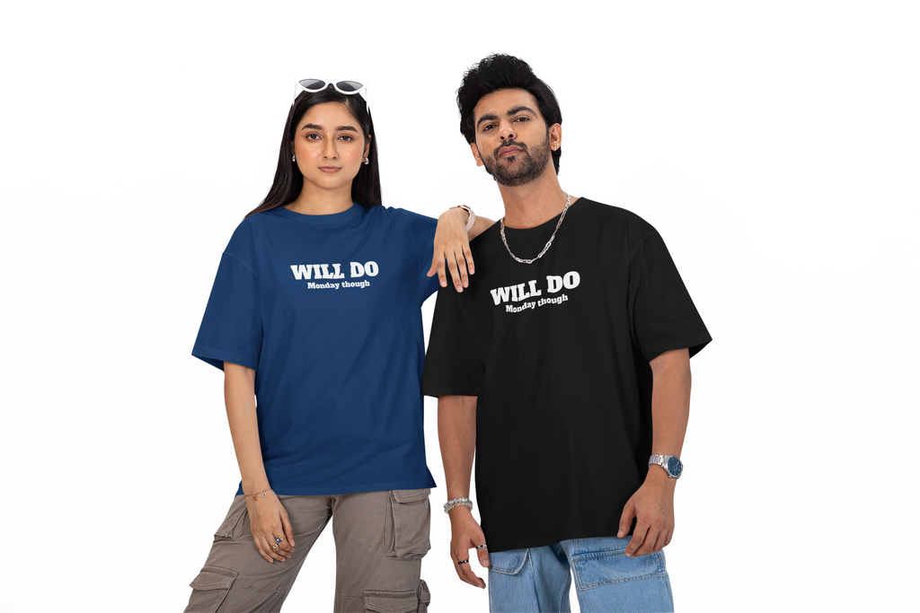 WILL DO. Unisex Oversized Tee