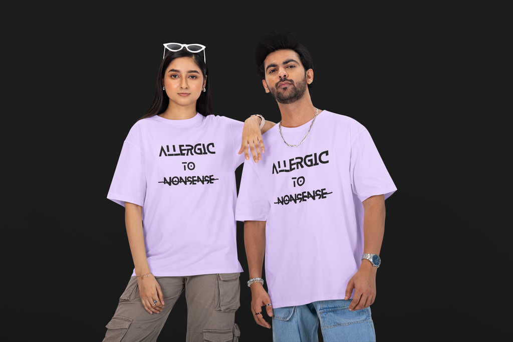 Allergic to Nonsense – Unisex Oversized Tee