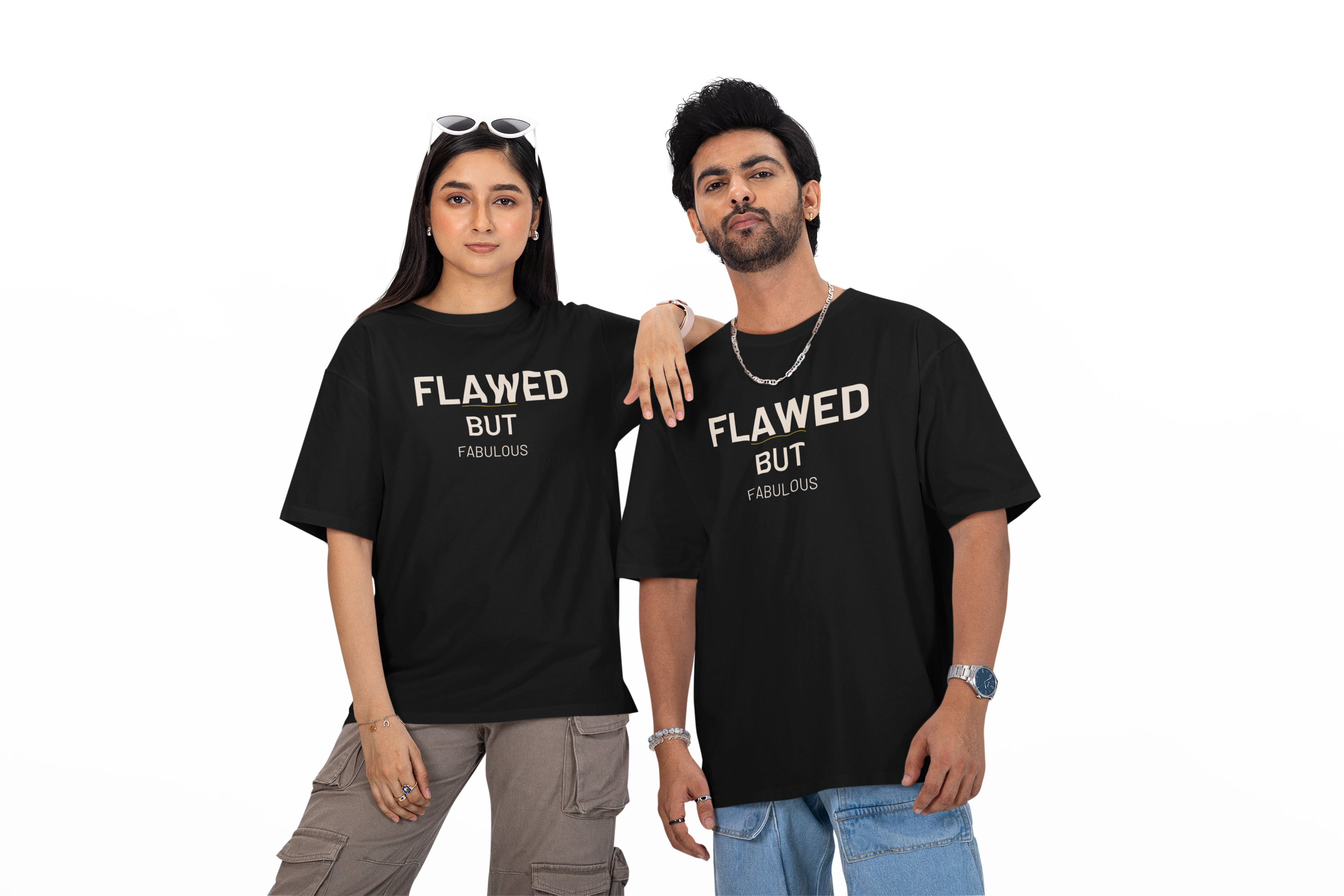 Flawed But Fabulous – Unisex Oversized Tee