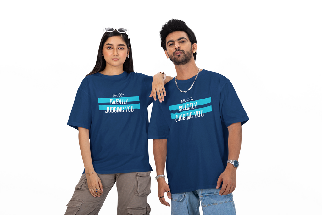 Mood: Silently Judging You – Unisex Oversized Tee