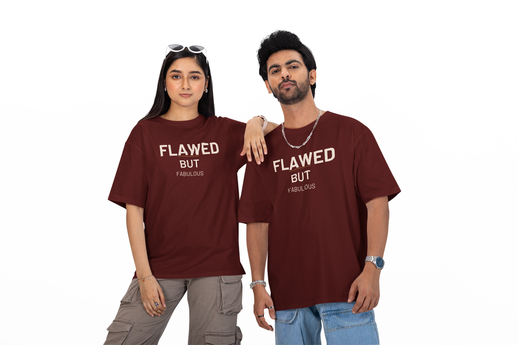 Flawed But Fabulous – Unisex Oversized Tee