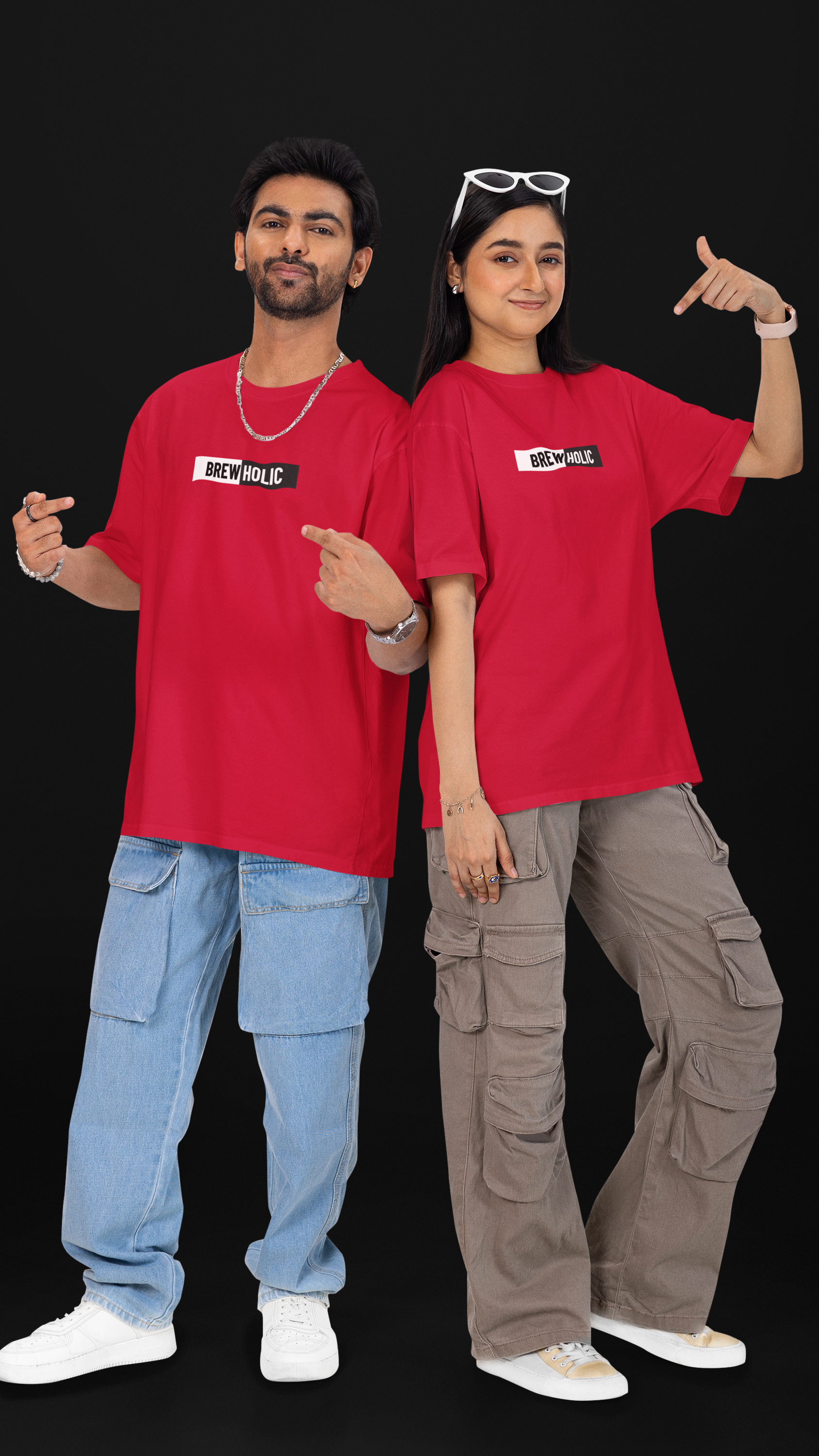 Brewholic Unisex Oversized Tee ☕