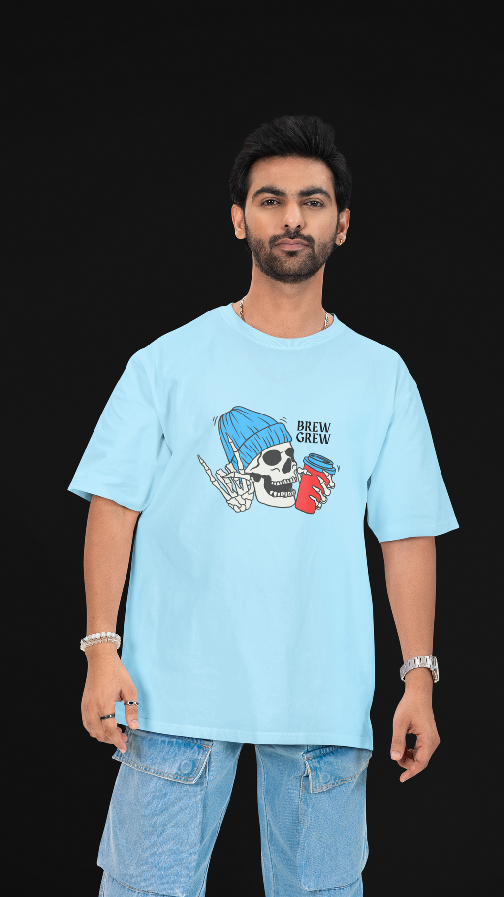 Brew Grew Unisex Oversized Tee