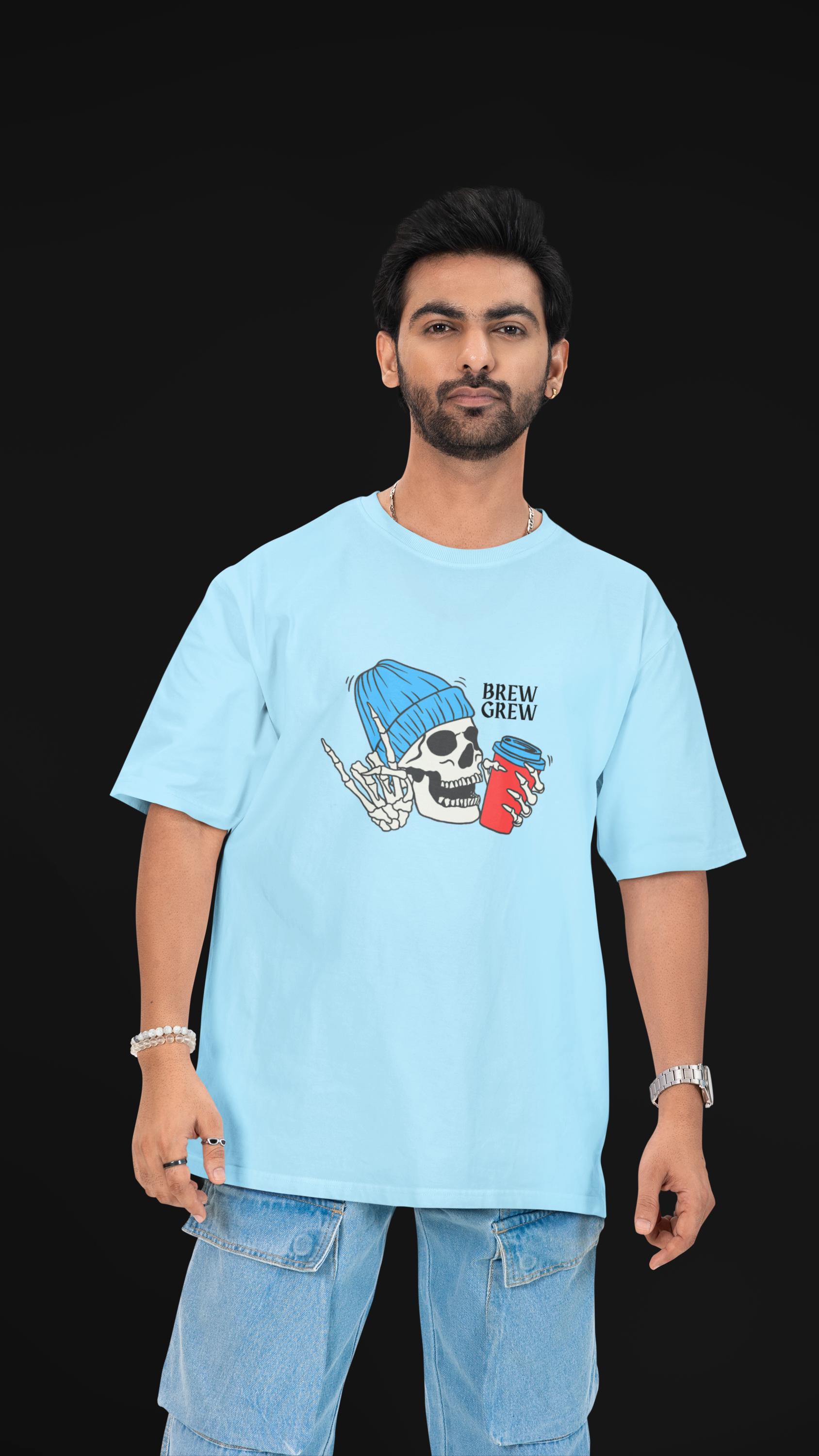 Brew Grew Unisex Oversized Tee