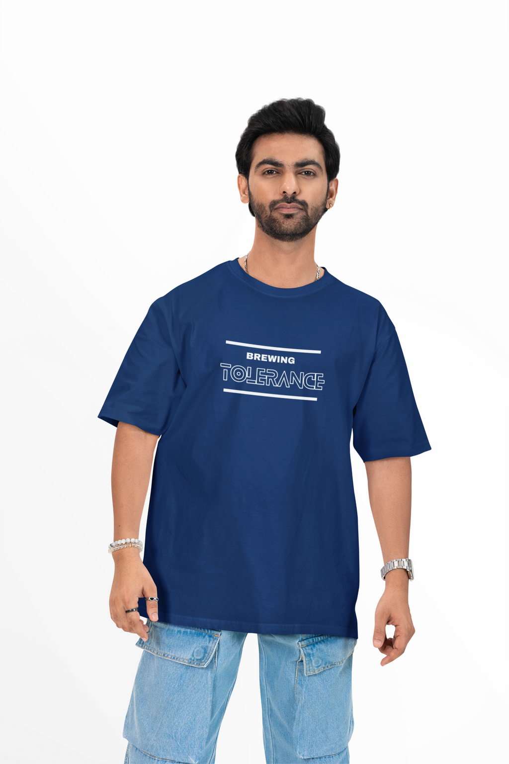 Brewing Tolerance Unisex Oversized Tee