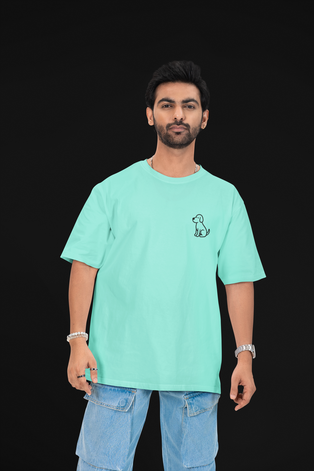 Perfect For My Dog Unisex Oversized Tee